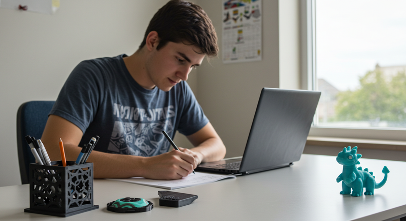 Level Up Your Dorm Room & Study Space: 5 Must-Have 3D Printed Items from Filamora Studios