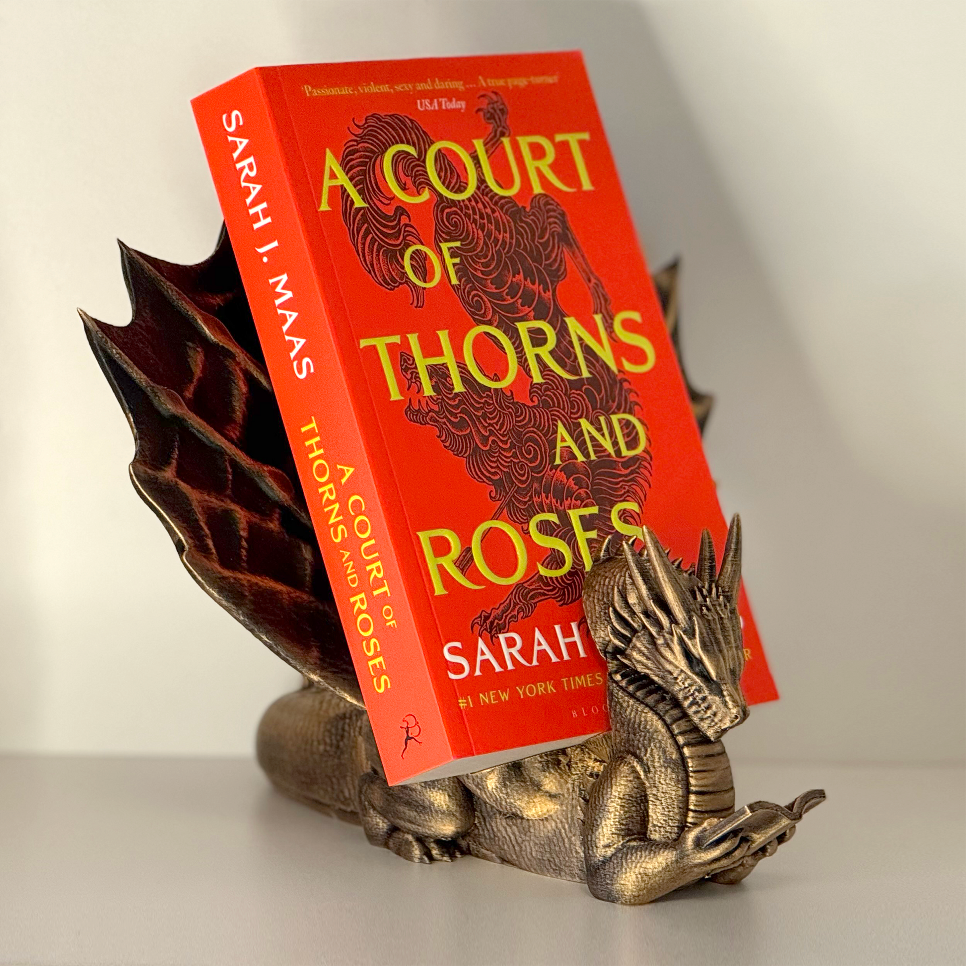 Book Wyrm Dragon Book Holder