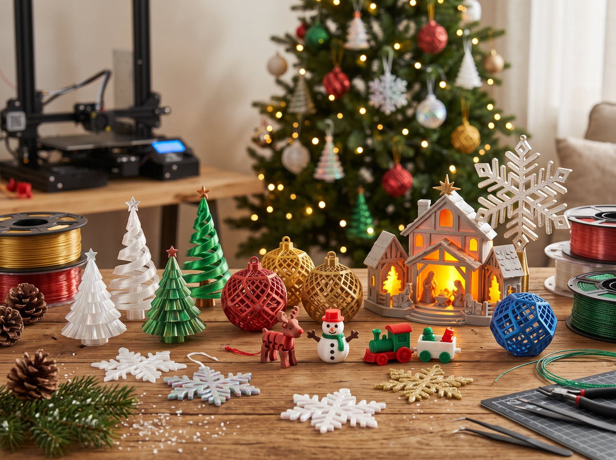 12 Personalised Christmas Decorations You Can 3D Print This Year