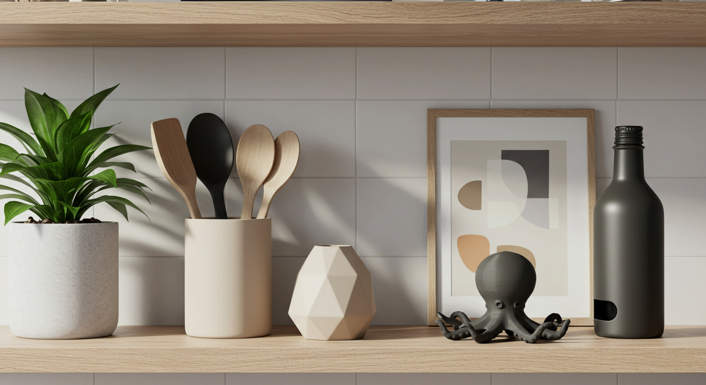 How to Style Minimalist Home Decor with 3D Printed Accessories
