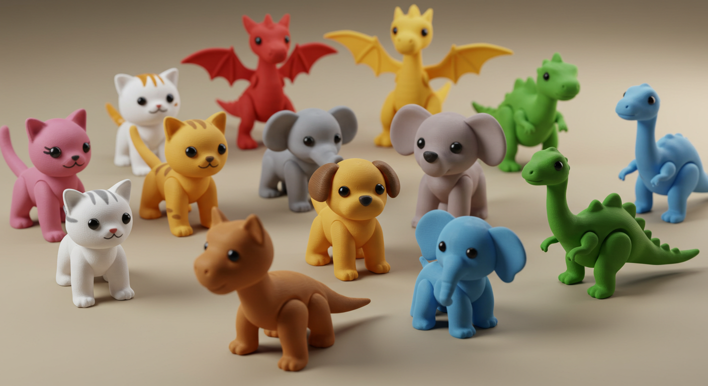 Top 10 3D Printed Animals You’ll Love — From Filamora Studios