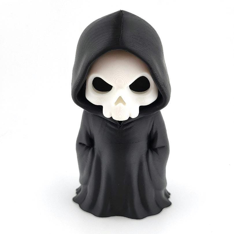 The Classic Wanderer grim reaper with a stern skull face