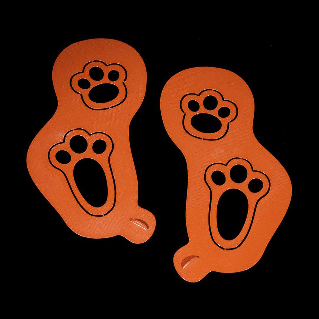 Easter Bunny Footprint Stencil – Reusable 3D Printed PLA Tracks for Surprise Kit