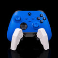 White robot spider controller stand holding a blue Xbox controller