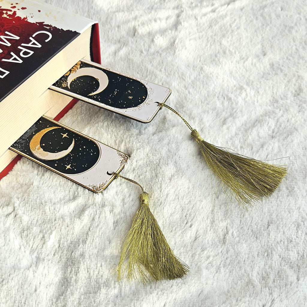 Dreamy Moons 3D Printed Bookmark Set – Celestial Arch Bookmarks for Readers & Star-Gazers