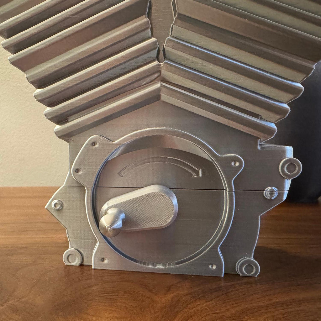 V Twin Engine Pen Holder – 3D Printed Garage Decor