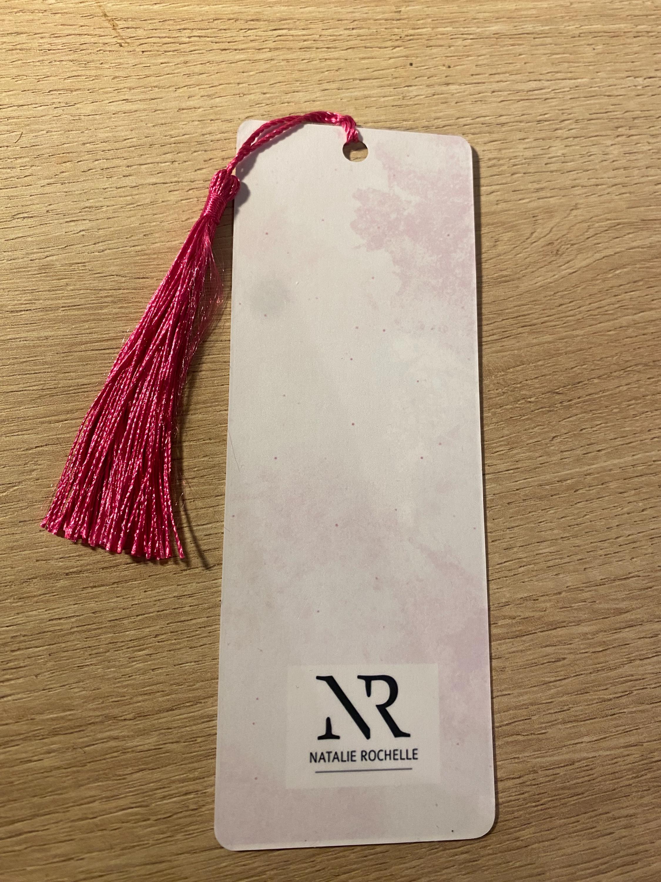Custom Book Club Bookmark with Tassel, Personalized Laminated Gift for Readers