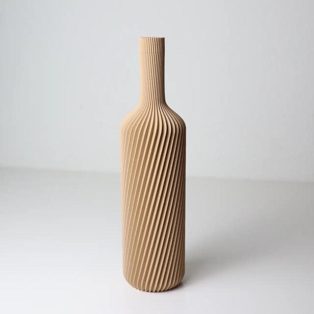 The Wine Vase  Twisted 3D Printed Décor