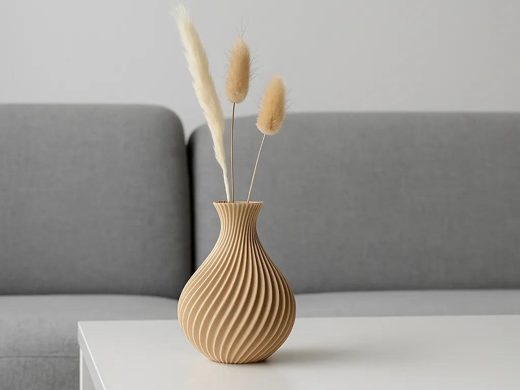 The Susanna Vase: a serene, organic 3D printed