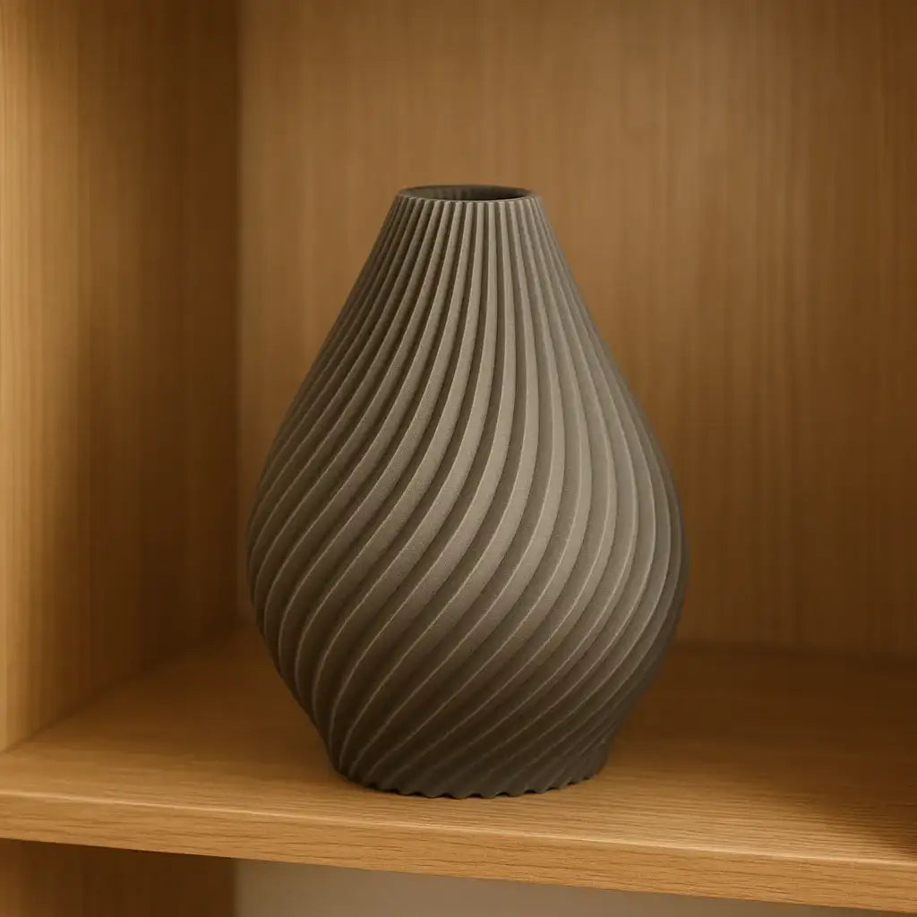 Twisted Teardrop 3D Printed Decor