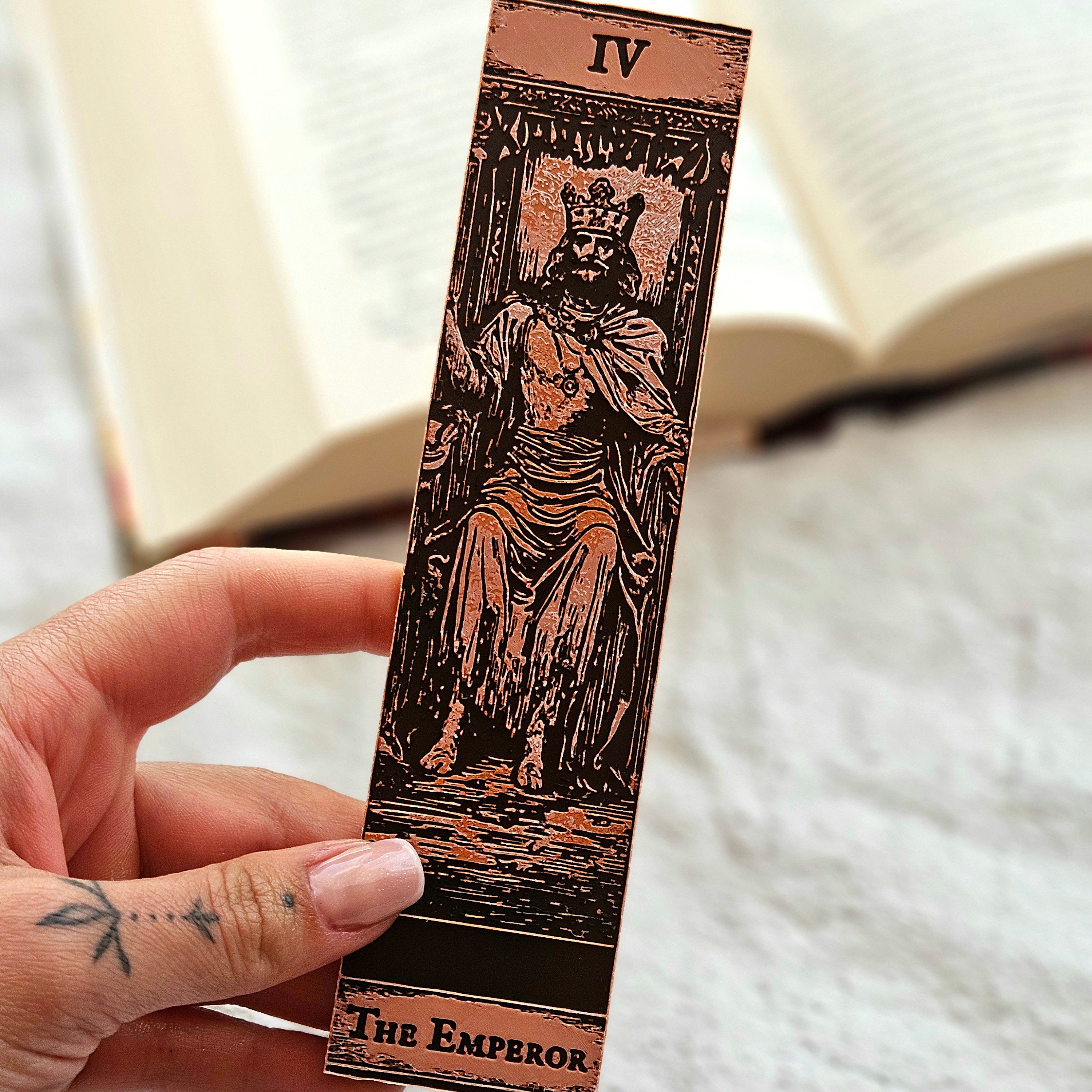 Tarot Bookmarks Set #3 | The Lovers, The Chariot & Strength | Major Arcana | Mystic & Witchy Gift