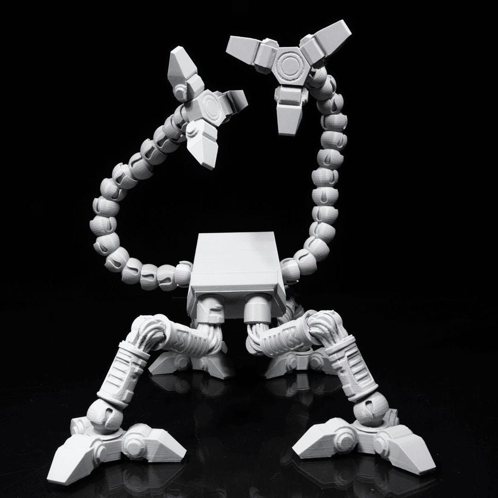 Empty mech controller stand from the front