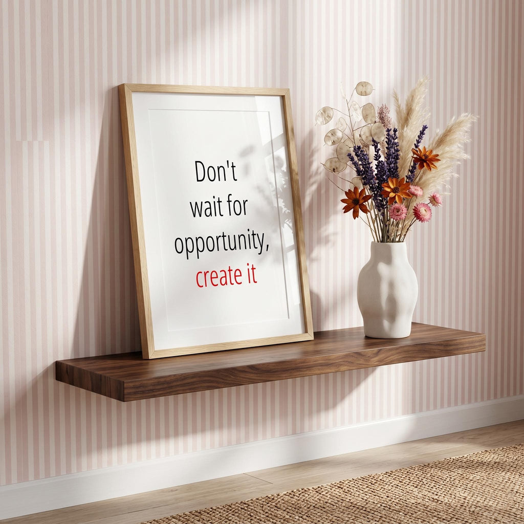 Custom Quote Print, Personalised Typography Poster, Design Your Own Wall Art