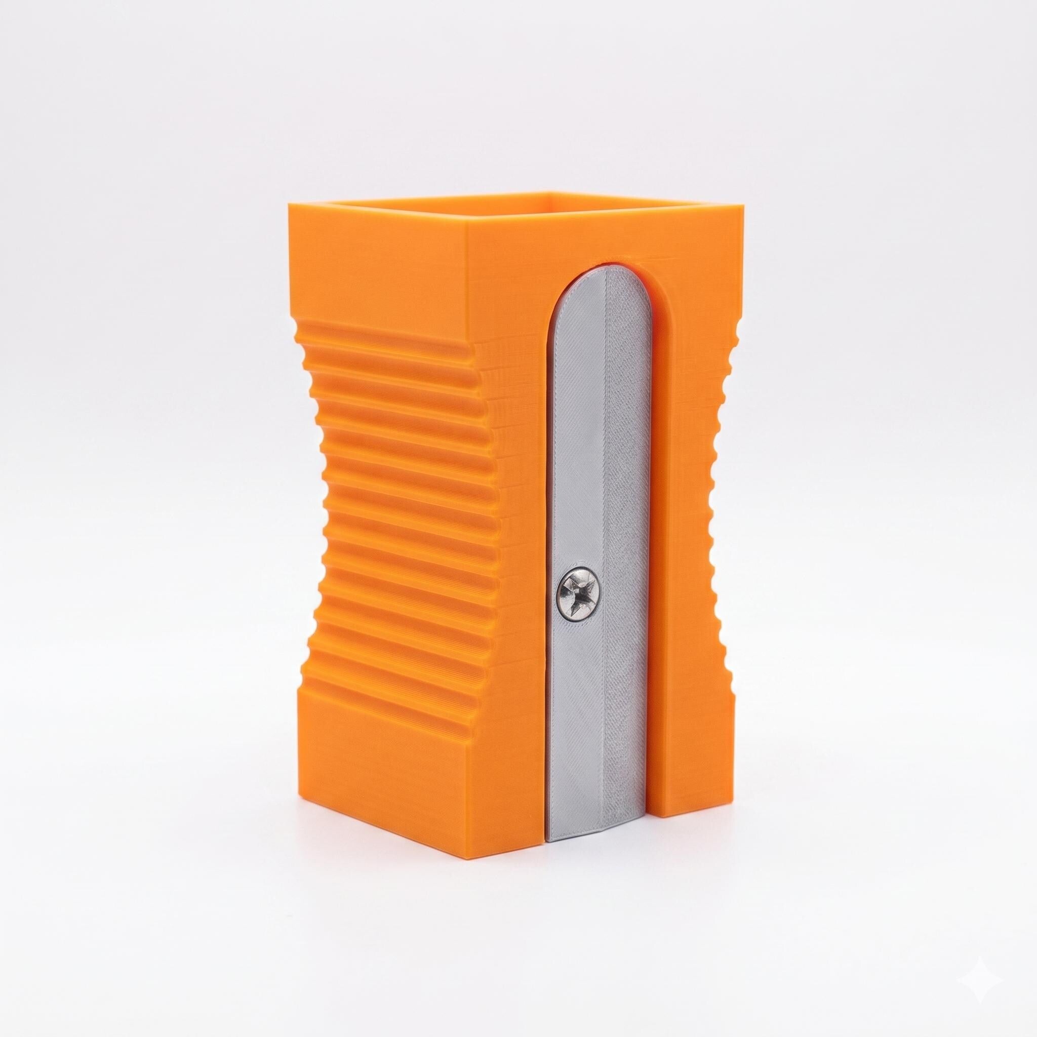 Giant Pencil Sharpener Pen Holder | Fun Desktop Organiser | 3D Printed Artist Stationery Pot