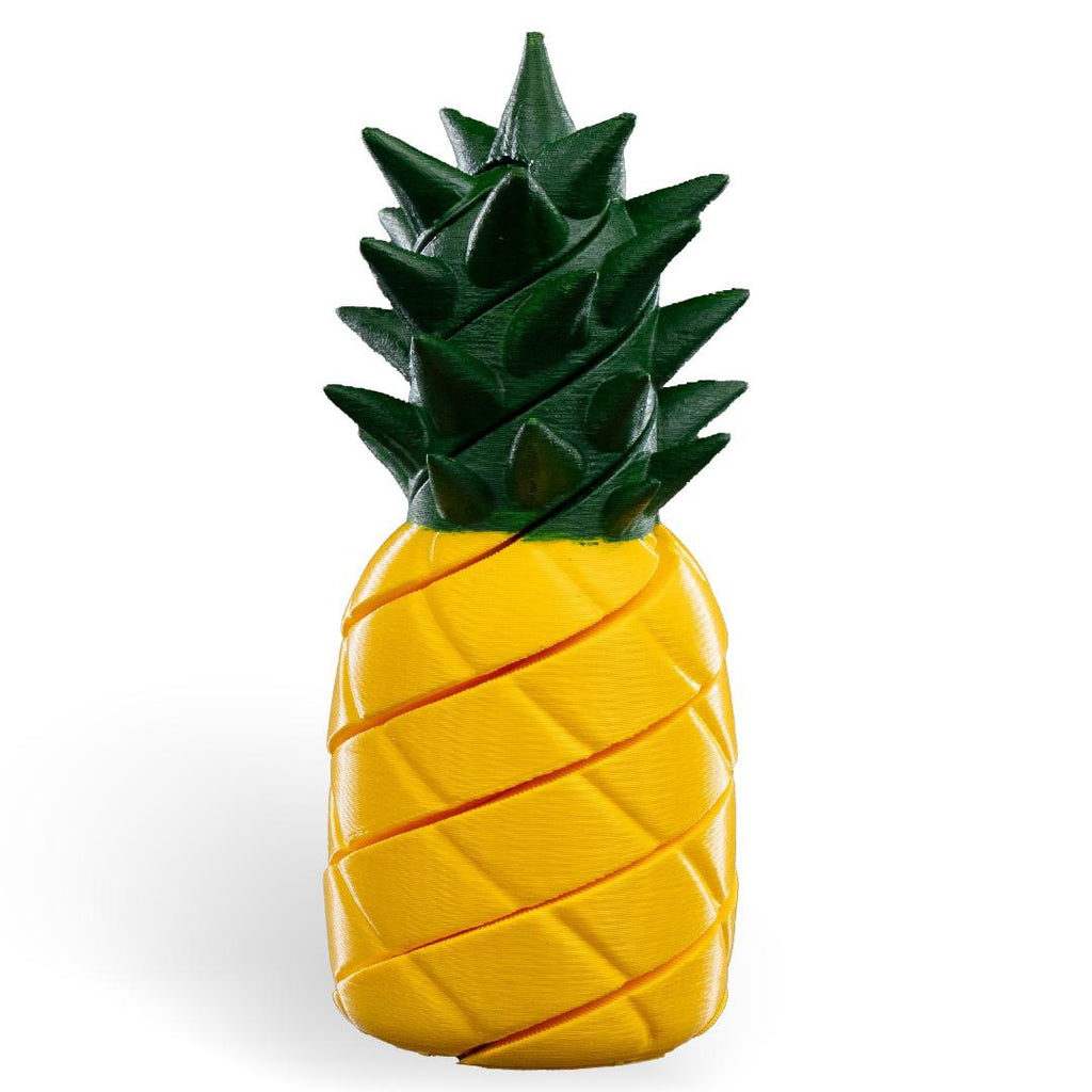 Pineapple-shaped object on a white background
