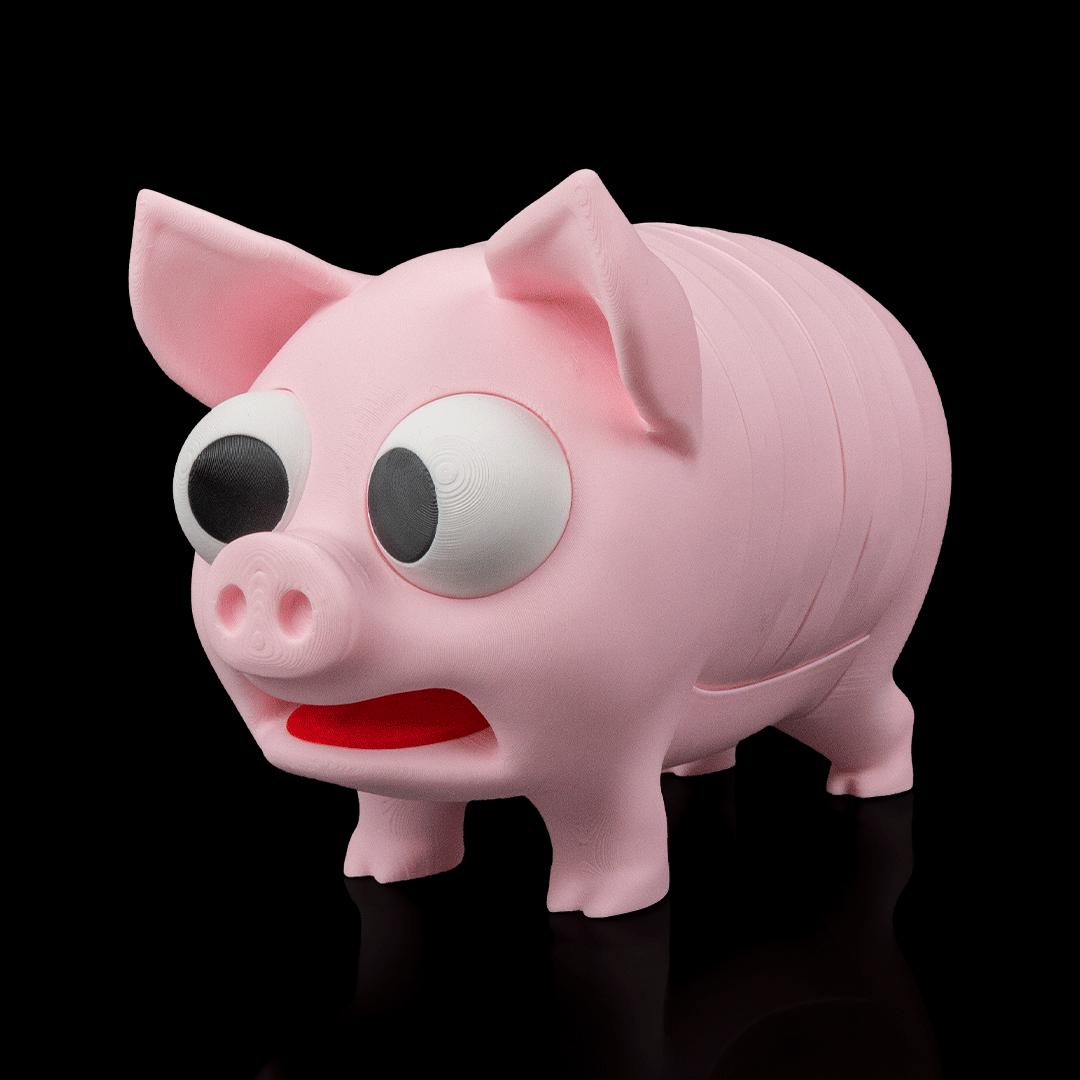 Pork Chop pig from an angle