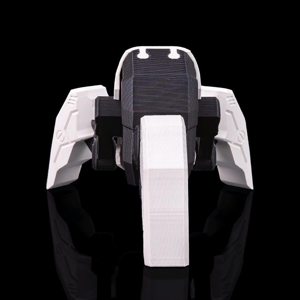 Robot spider stand from the back