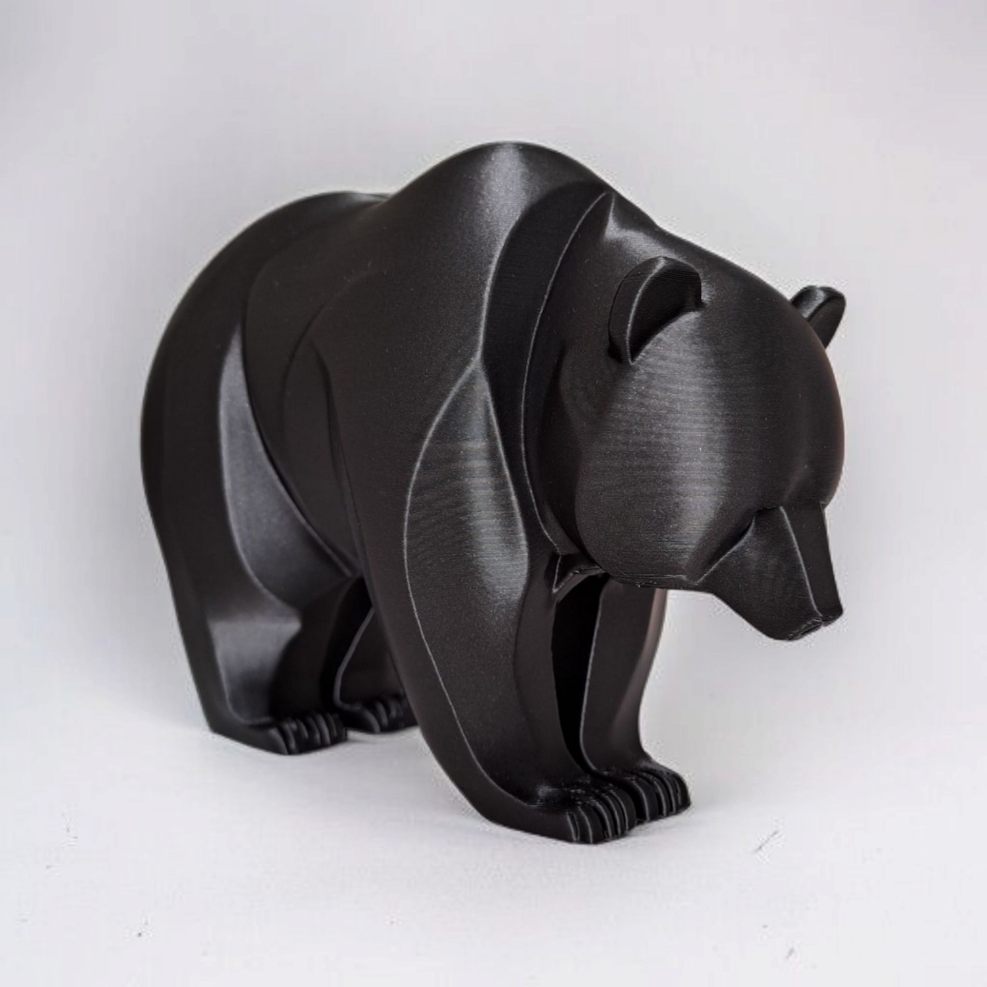 Minimalistically Designed Bear Sculpture