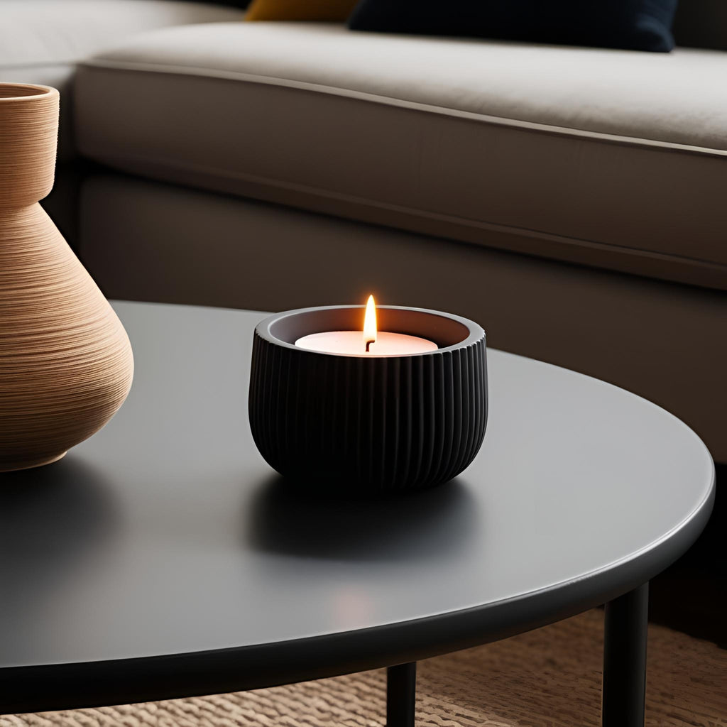 minimalist 3D printed tealight holder design