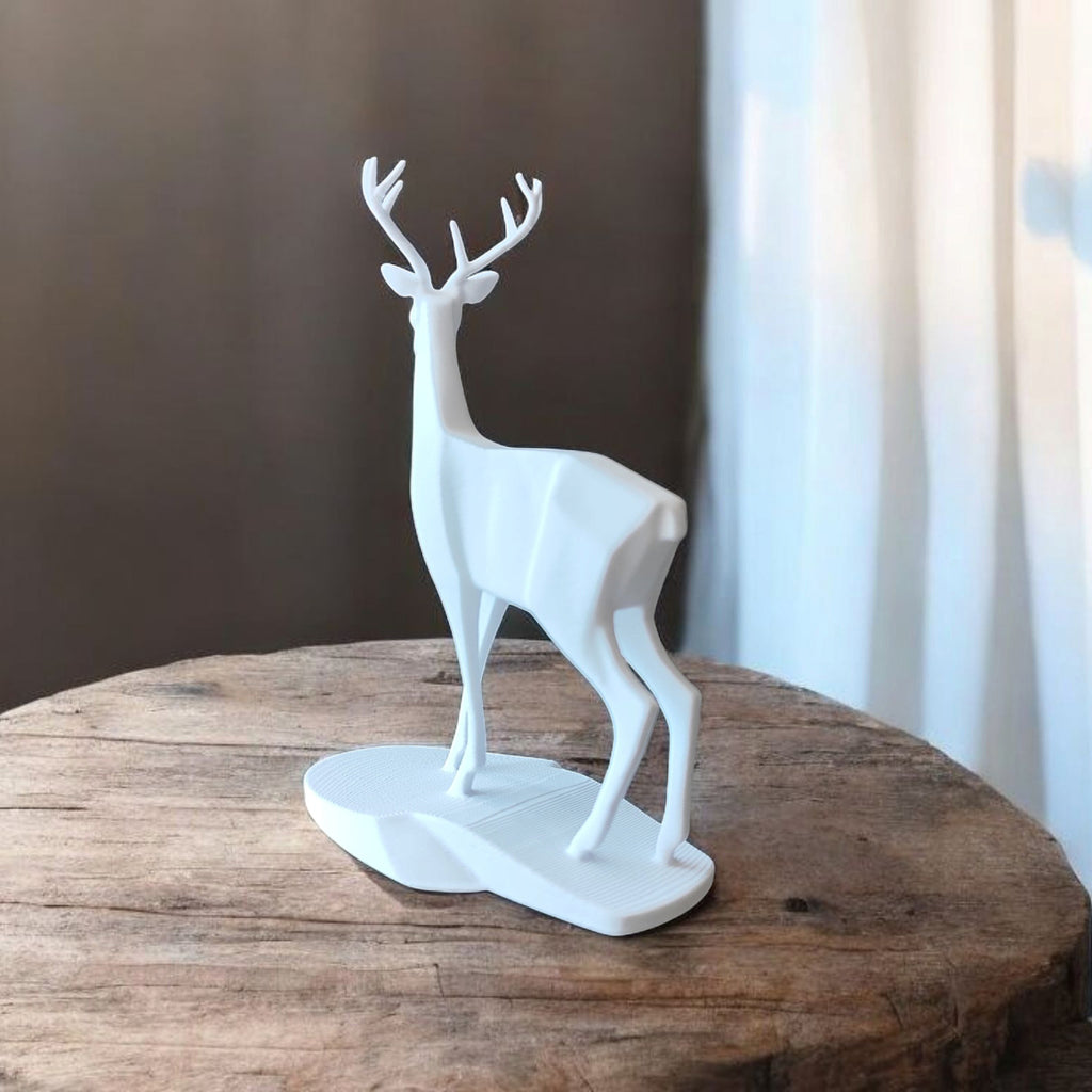 Graceful stag figure UK woodland