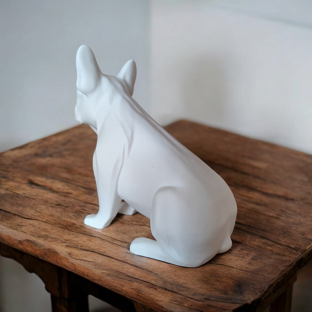 Sitting French Bulldog figure home decor