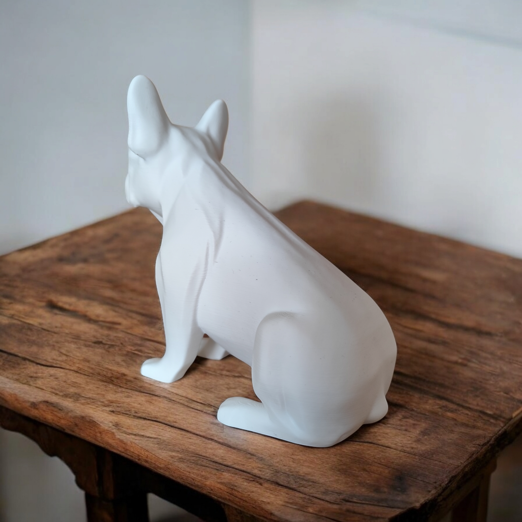 Sitting French Bulldog figure home decor