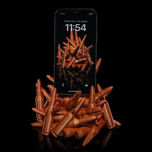 3D printed phone holder - Give it a Shot - ideal stand for gamers with smartphone in mount