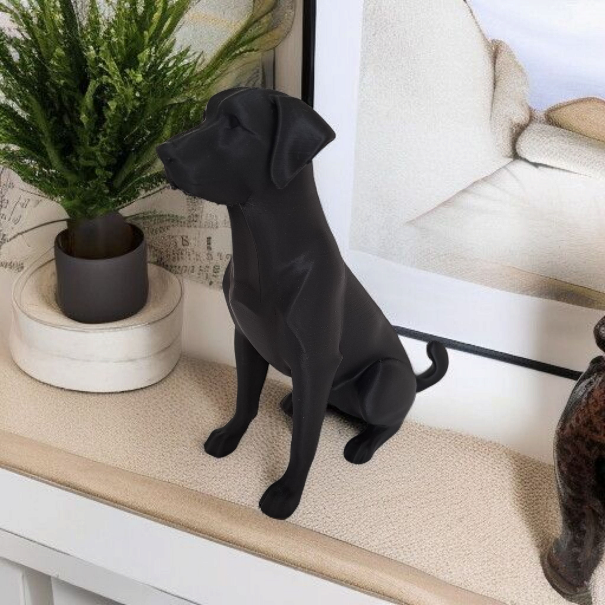 Minimalist Labrador Sculpture