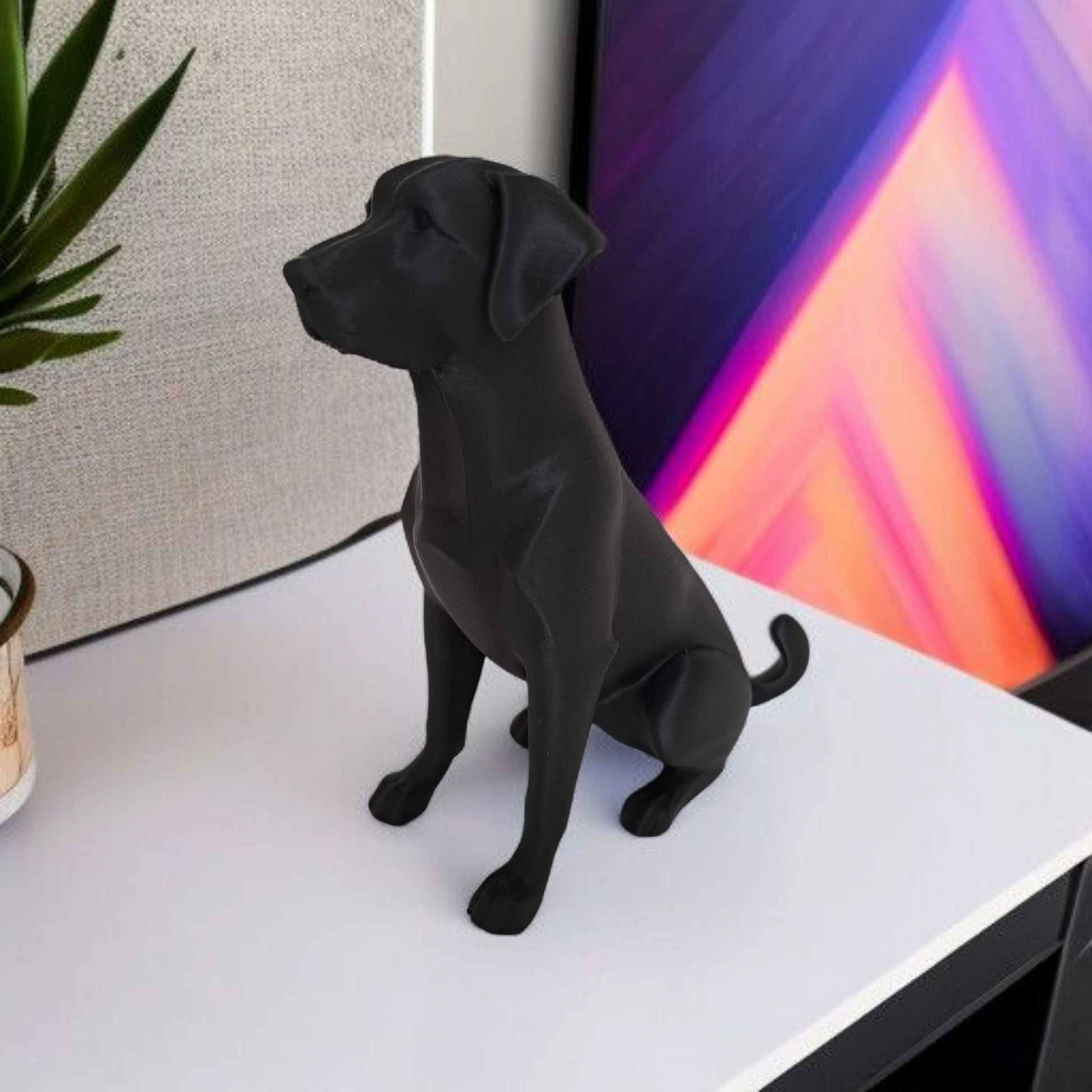 Minimalist Labrador Sculpture