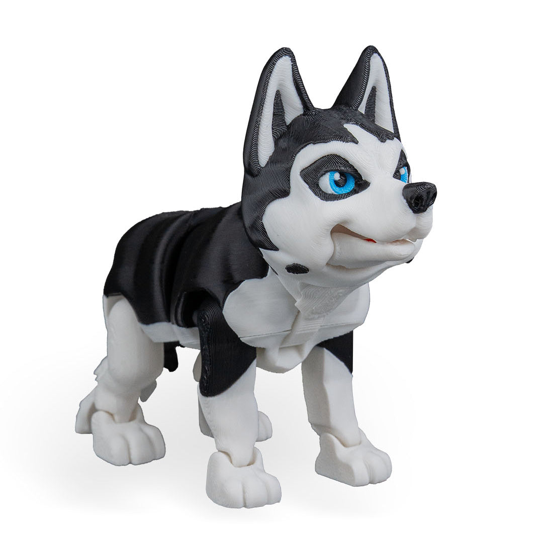 3D Printed Husky Figurine