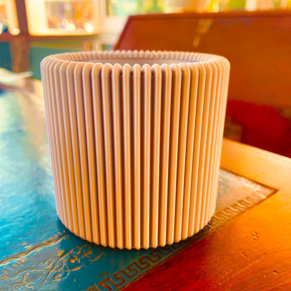 3D Printed Ribbed Pen Holder