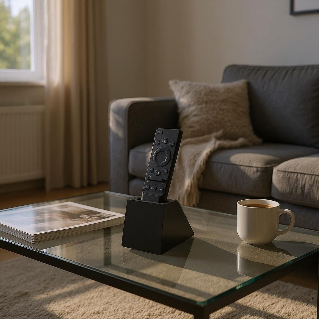 3d printed Single Remote Control Holder