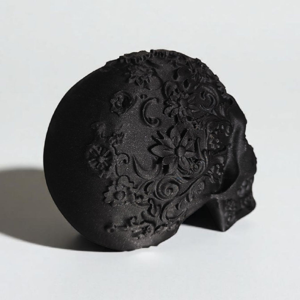 Gothic Halloween Skull Ornament – Mexican Inspired Design