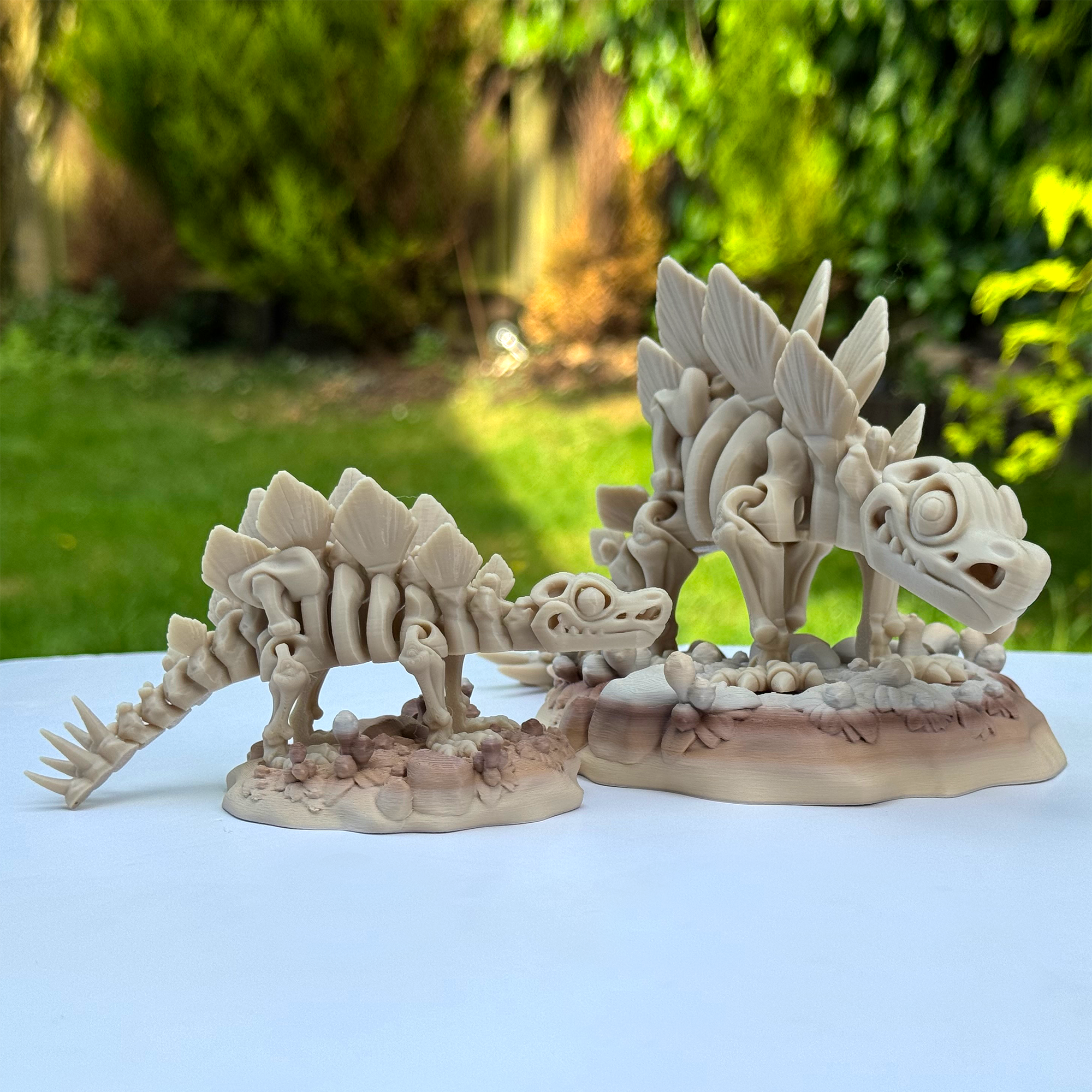 Poseable Fossil Dinosaur Model