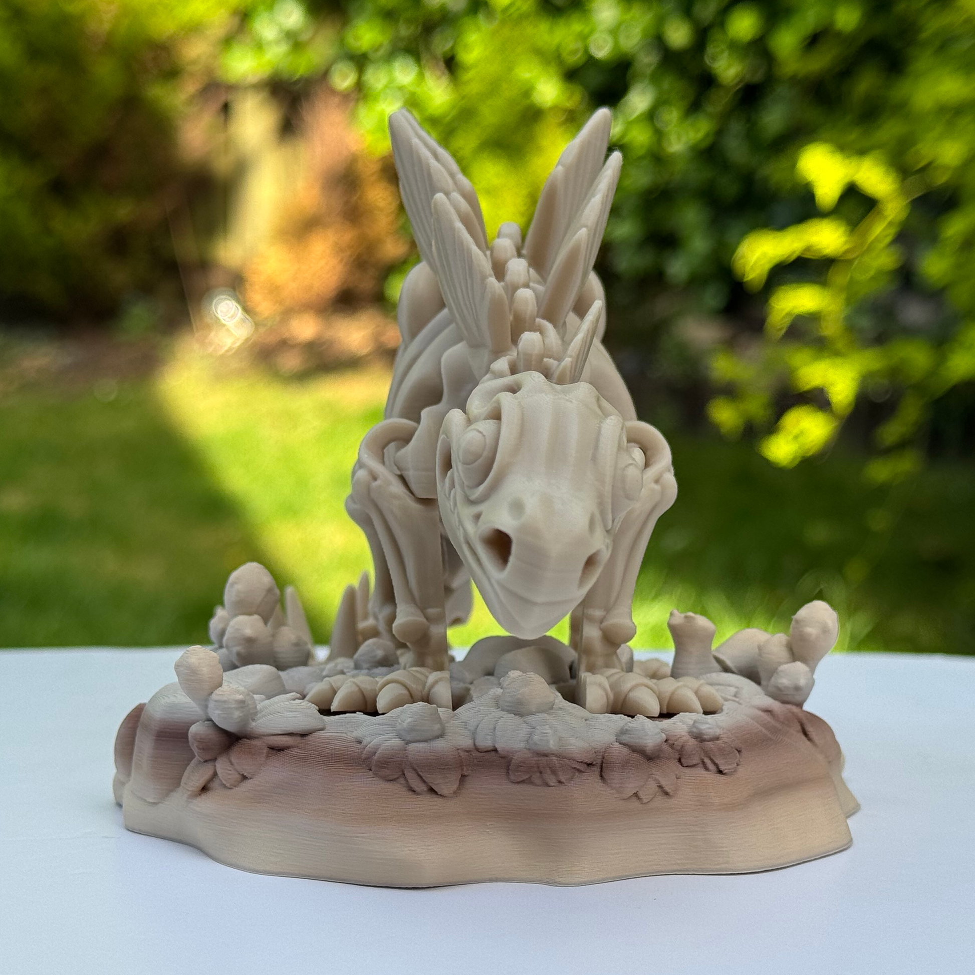 3D Printed Skeleton Stegosaurus | Articulated Dinosaur Figure