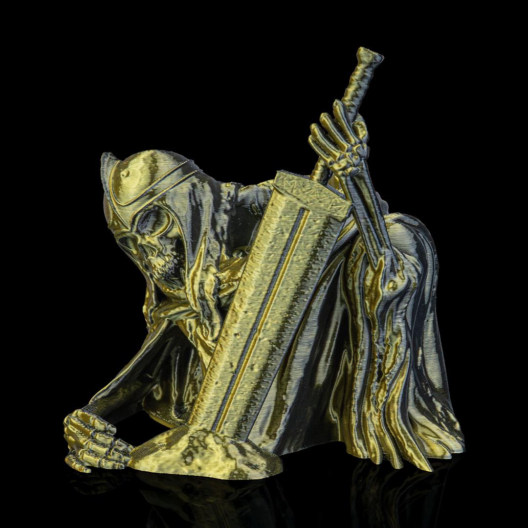 The Rotlord: 3D Printed Skeletal Knight Dice Tower