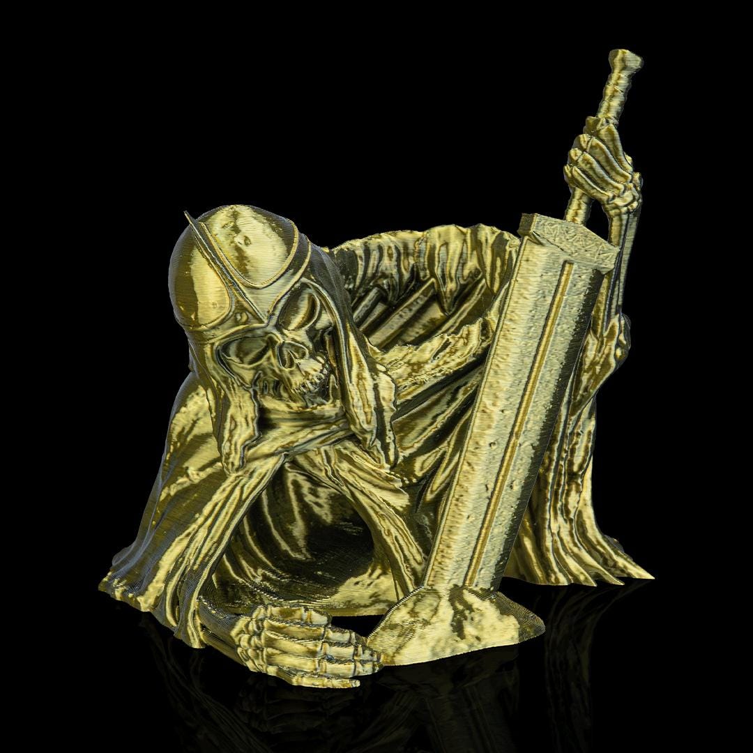 The Rotlord: 3D Printed Skeletal Knight Dice Tower
