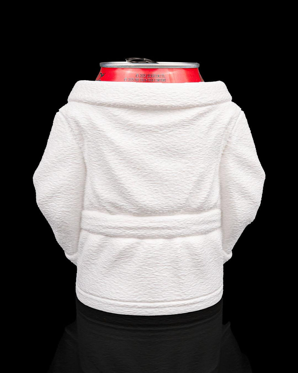 Cozy White Bathrobe Desk & Vanity Organizer | Unique Pen, Pencil and can Holder