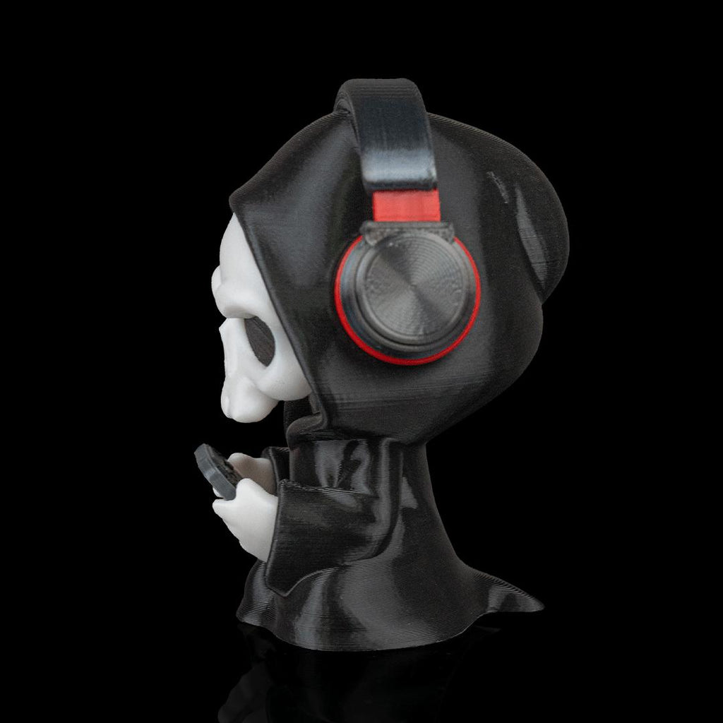 Gamer Grim Reaper figure from the other side