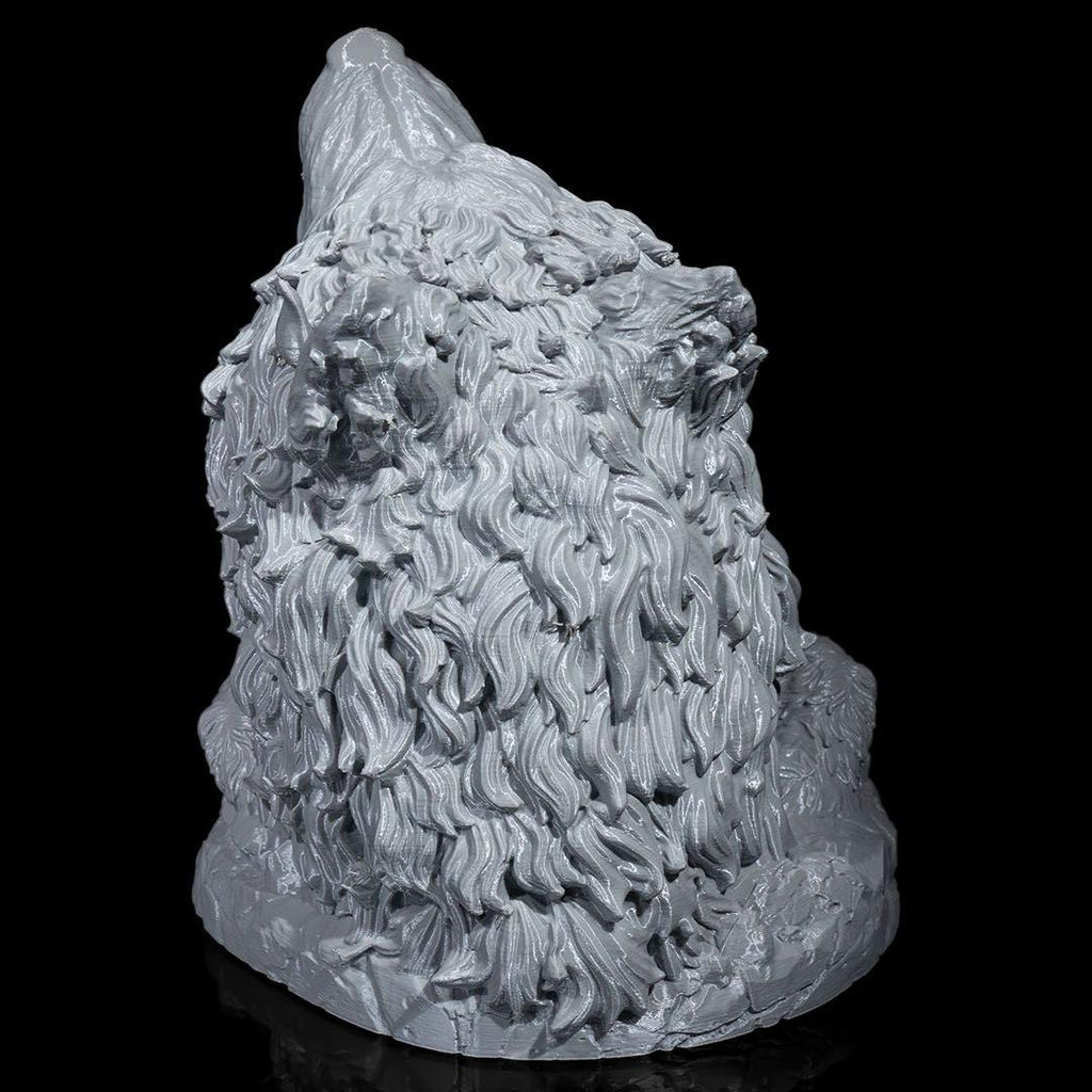 Colossal Wolf Head Dice Tower – 3D Printed RPG Dice Roller
