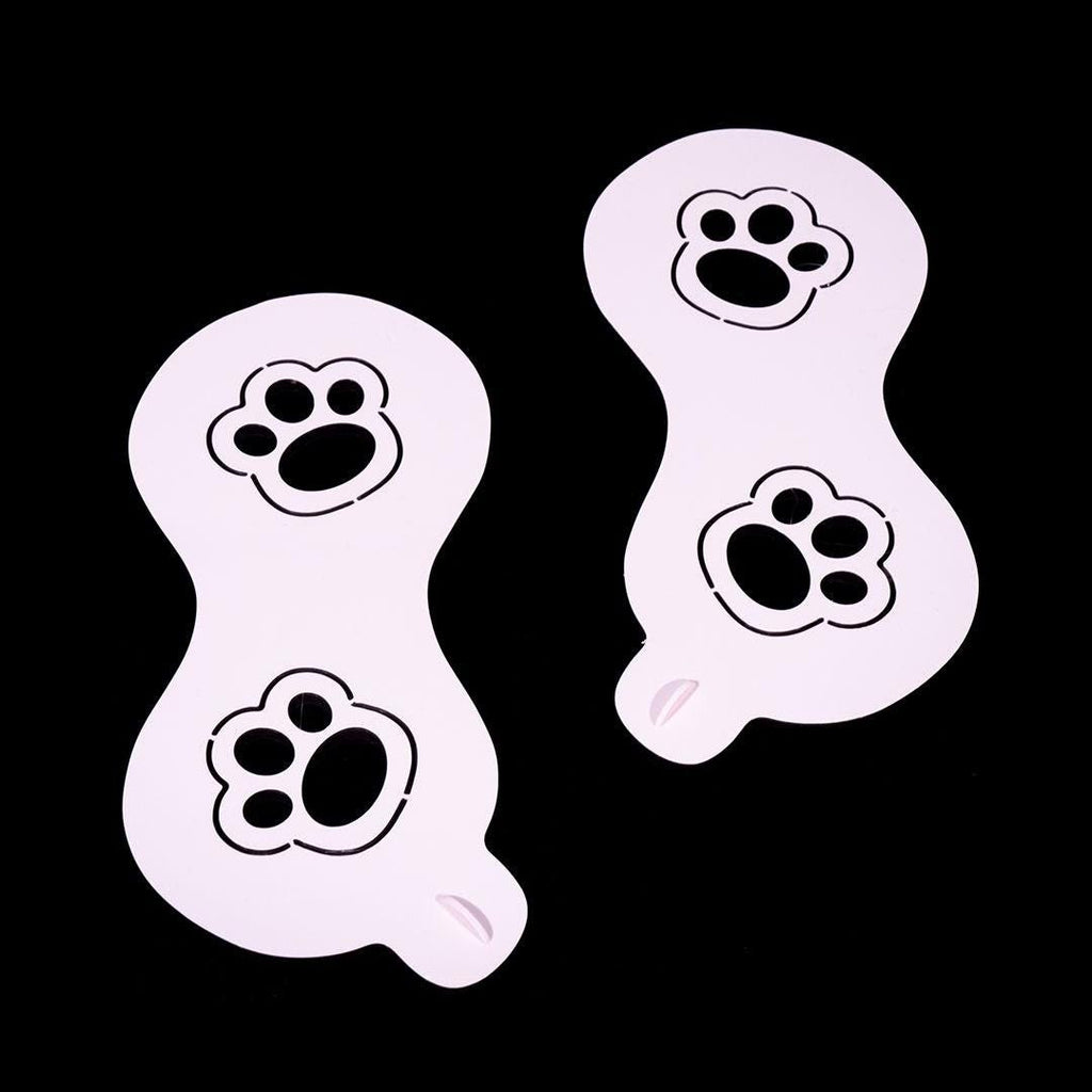 Easter Bunny Footprint Stencil – Reusable 3D Printed PLA Tracks for Surprise Kit