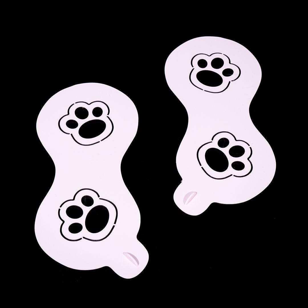 Easter Bunny Footprint Stencil – Reusable 3D Printed PLA Tracks for Surprise Kit