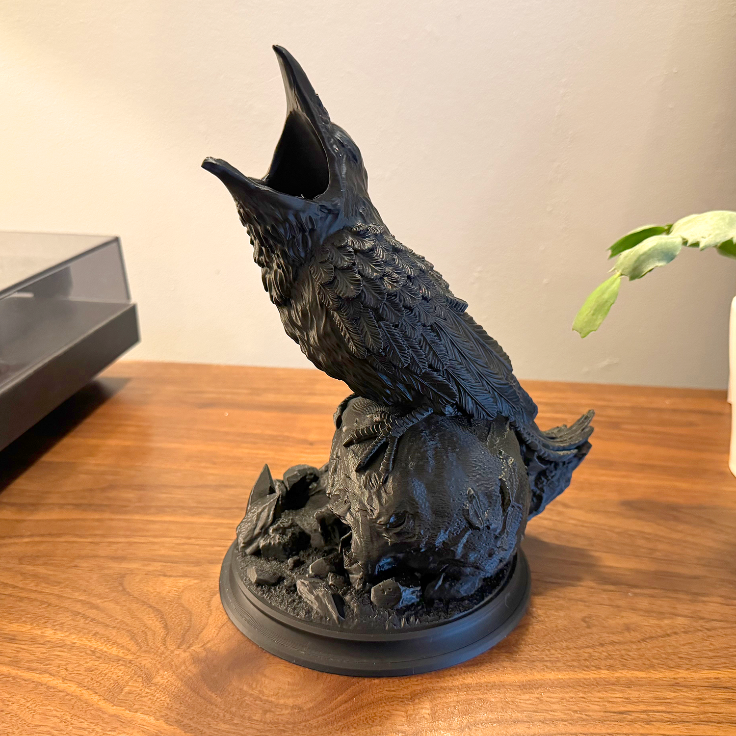3D Printed Crow Dice Tower