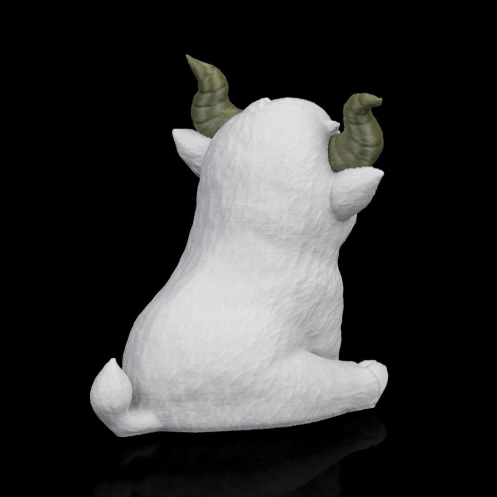 Taurus chibi bull from behind, showing its tail