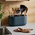 modern kitchen utensil holder two compartments