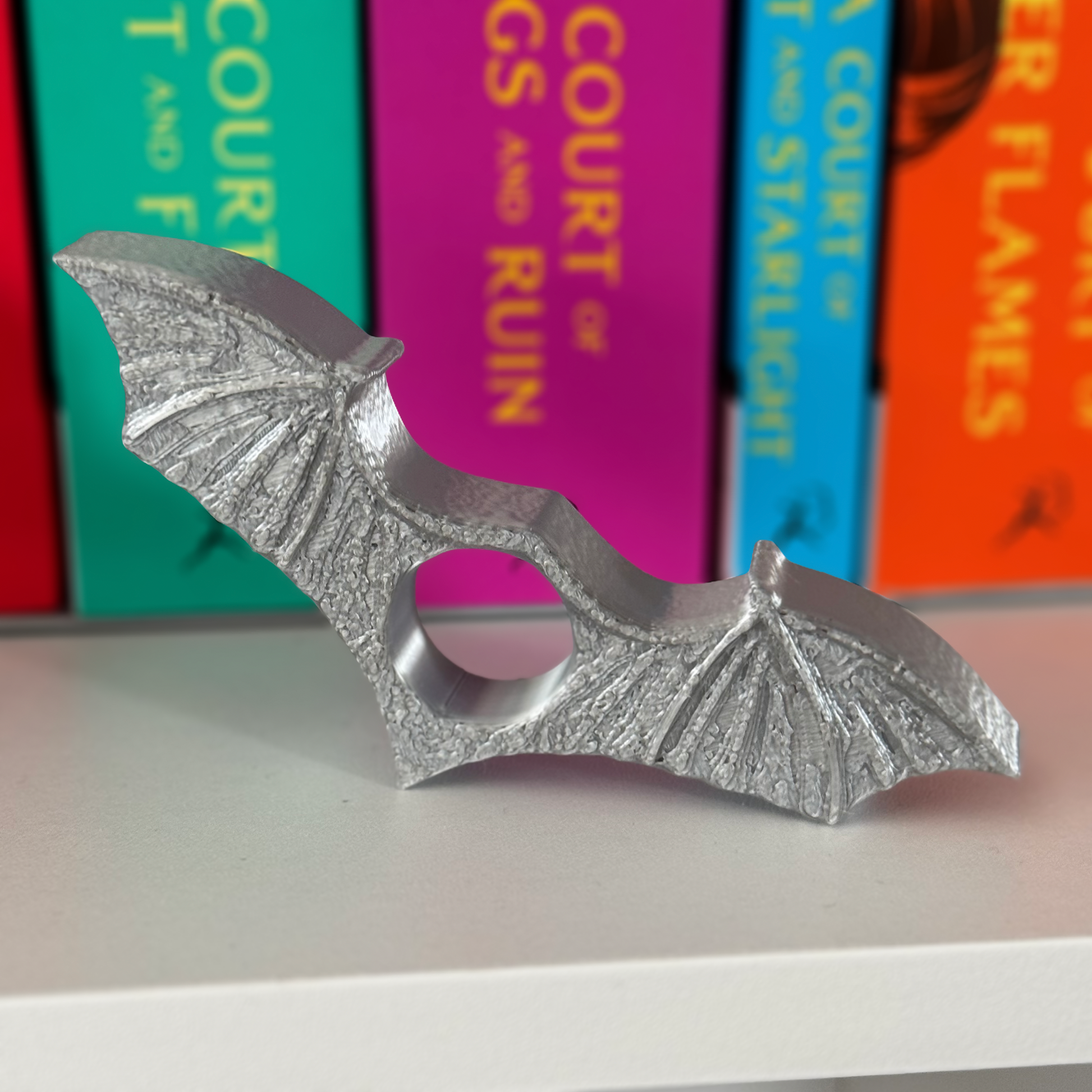 Silver Dragon Wings Page Holder