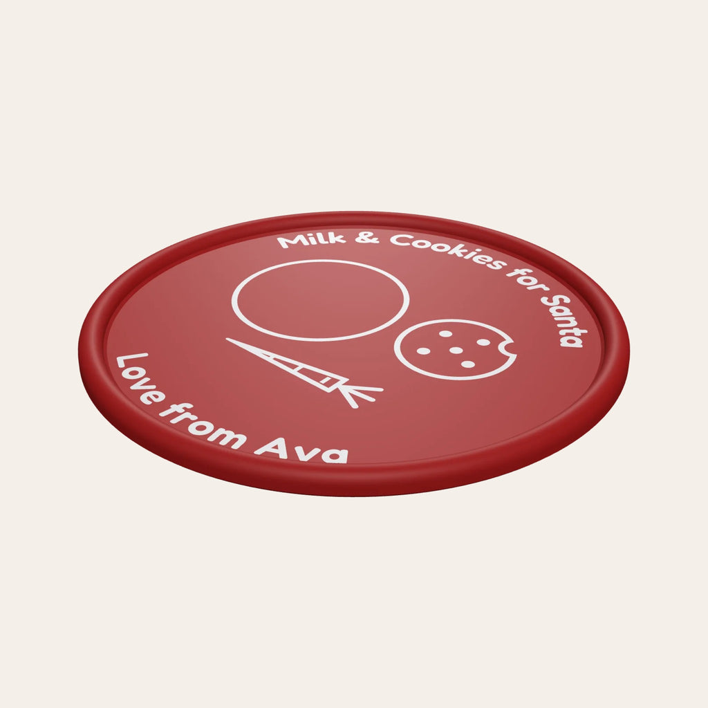 Personalised Santa Treat Plate – Christmas Eve Milk & Cookies