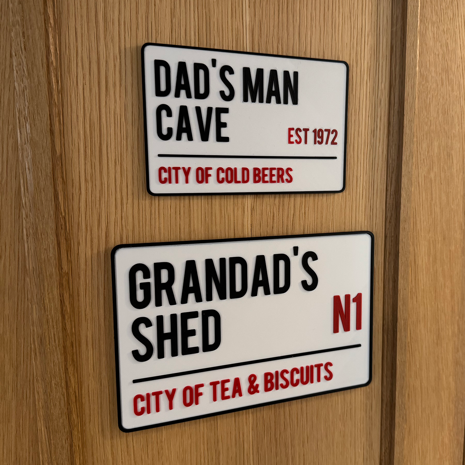3D Printed Personalised London Street Sign